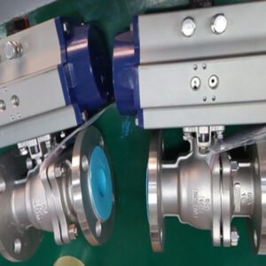 Pneumatic actuator 2pcs High PF Flange Ball Valve Pneumatic Spring Return actuator 2pcs High PF Flange Ball Valve