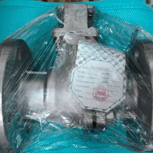2pcs High PF Flange Ball Valve with installation platform