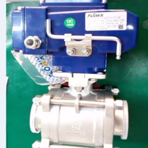 Electric actuator 3 pcs Clamp Ball Valve Electric actuator: on-off type DC24V